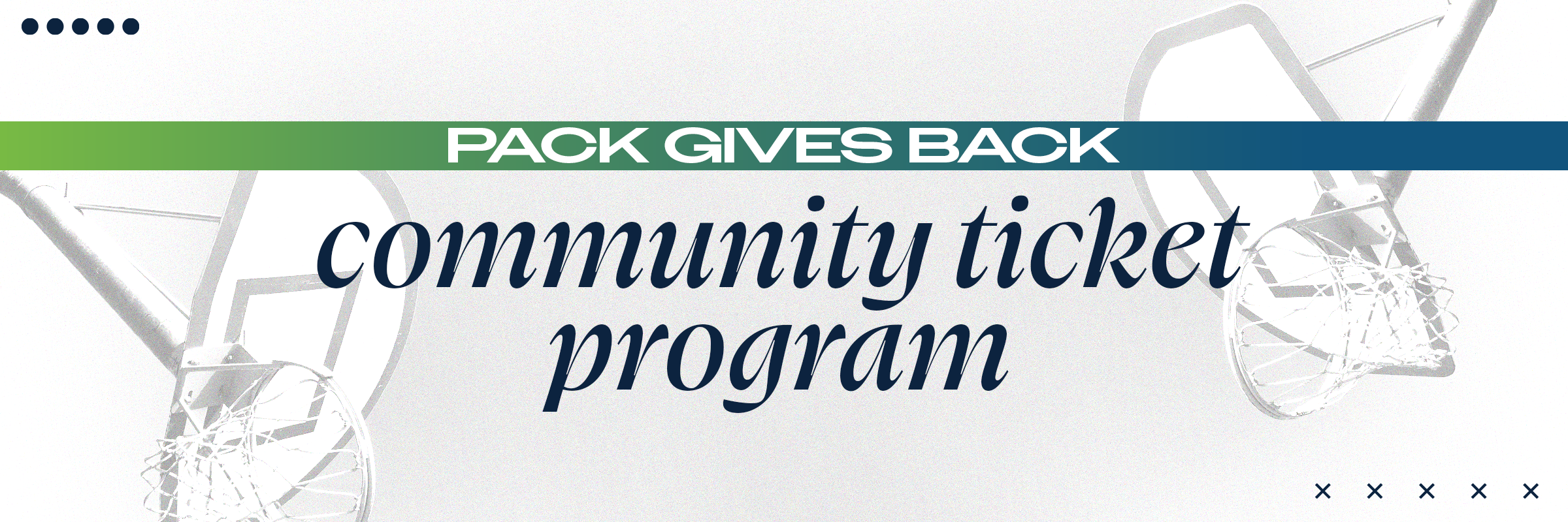 Pack Tickets - Community | Minnesota Lynx Header