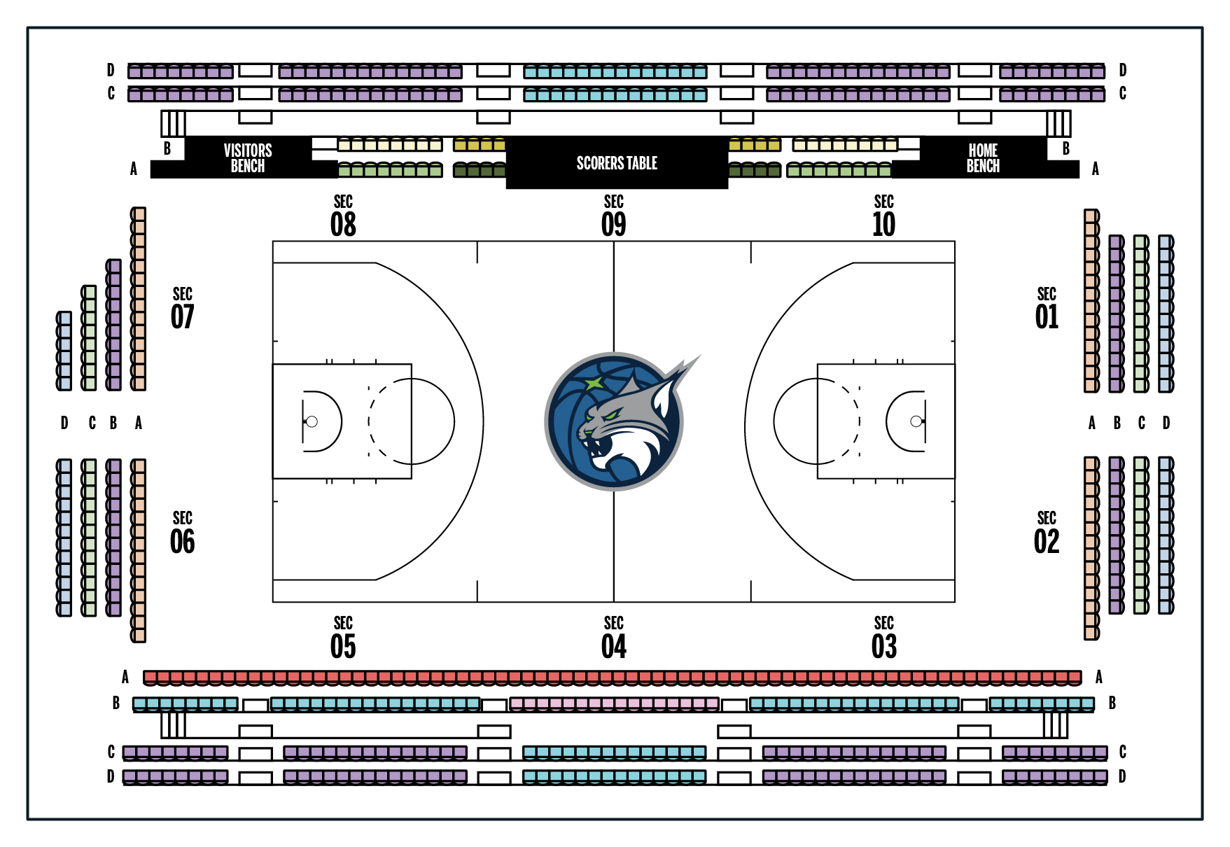 Lexus Courtside Club pricing map